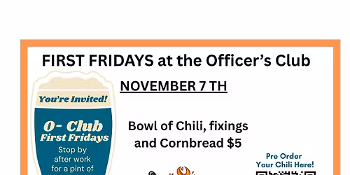 First Fridays November at the Officer's Club