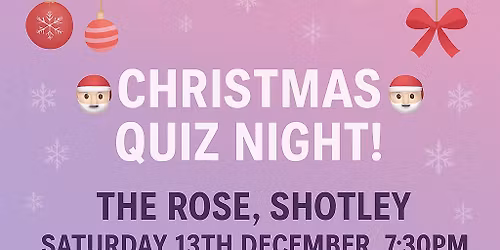 \ud83e\uddd1\u200d\ud83c\udf84 Hope to Connect Christmas Quiz Night