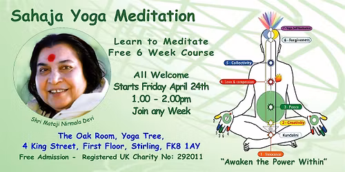 Learn to Meditate in Stirling - Free 6 Week Course-Get Connected