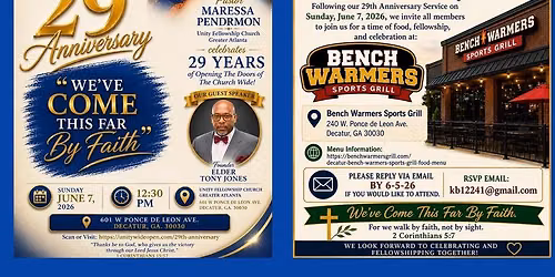 Unity Fellowship Atlanta Celebrates 29 Years!