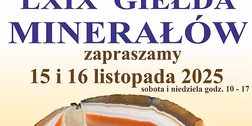 Jesienna Sosnowiecka Gie\u0142da Minera\u0142\u00f3w