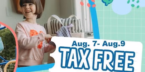 Tax Free Weekend!
