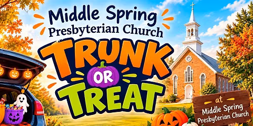 Trunk or Treat at Middle Spring Presbyterian Church