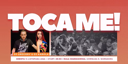 TOCA ME! vol 15 - 100% BACHATA - 14.11.2026