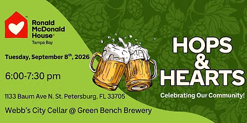 Hops & Hearts: Ronald McDonald House @ Green Bench