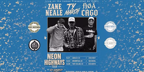 Ty March w\/ Hoa Cago & Zane Neale