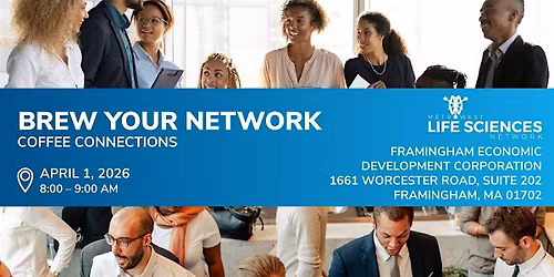 Life Sciences Networking: Brew Your Network, April 1st