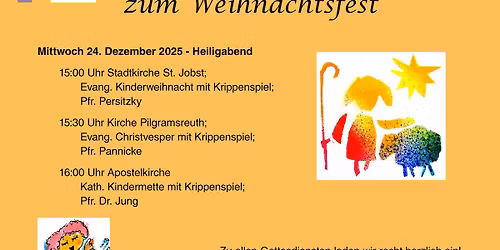 Christvesper mit Krippenspiel