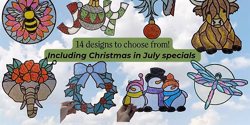 Create Your Own Suncatcher: Classic Designs + Christmas in July