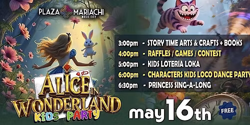 Alice in Wonderland Kids Party + Games
