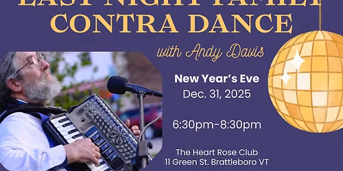 Last Night Family Contra Dance with Andy Davis