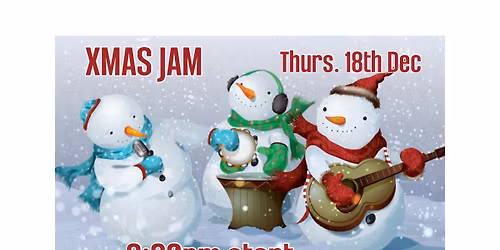 XMAS JAM AT THE CROWN - Thursday 18th - 8:30pm
