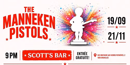 \ud83c\udf52 Manneken Pistols \/Mainly covers band\/ @ Scott's bar 