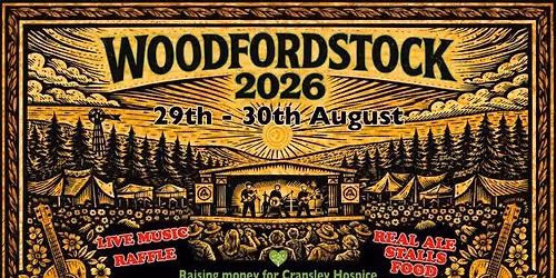 Woodfordstock Live Music Festival, to raise funds for Cransley Hospice Trust 