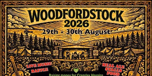 Woodfordstock Live Music Festival, to raise funds for Cransley Hospice Trust 