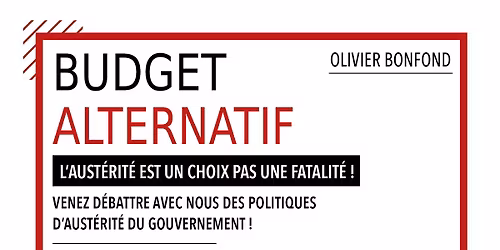 Budget alternatif - D\u00e9bat avec Olivier Bonfond