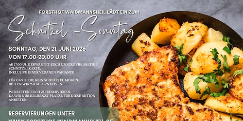 Schnitzeltag im Forsthof Waidmannsheil