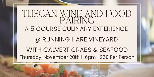 Tuscan Wine and Food Pairing