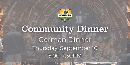 Community Dinner: German Dinner