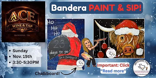 Bandera PAINT & SIP - Ace Wine & Tap