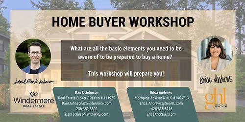 Home Buyer Workshop - Tuesday 10\/13