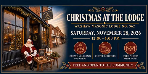 Christmas at WXW Lodge: FREE Photos with Santa