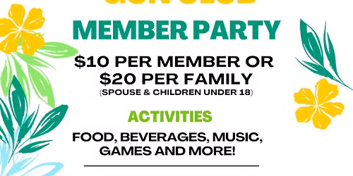Club Member Summer Kickoff Party! 