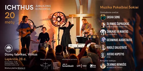 ICHTHUS 20 met\u0173 jubiliejinis koncertas