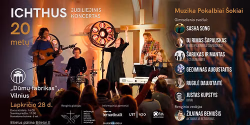 ICHTHUS 20 met\u0173 jubiliejinis koncertas