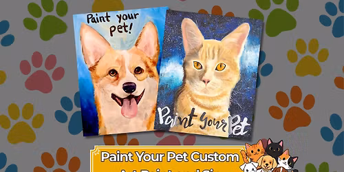 Paint Your Pet Custom Art Paint and Sip