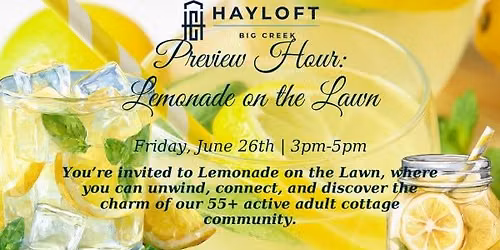 Preview Hour: Lemonade on the Lawn