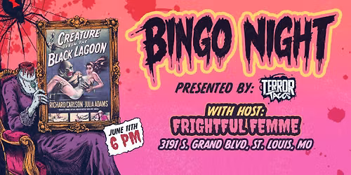 Horror Bingo Night - Creature From The Black Lagoon