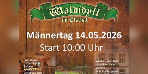 M\u00e4nnertag mit Live Musik im Biergarten