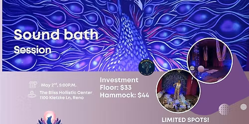 Sound bath session hosted by the healing wolf