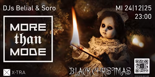 More Than Mode Black Christmas mit den DJs Belial & Soro