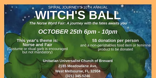 Spiral Journey CUUPS 10th. Annual Witch's Ball