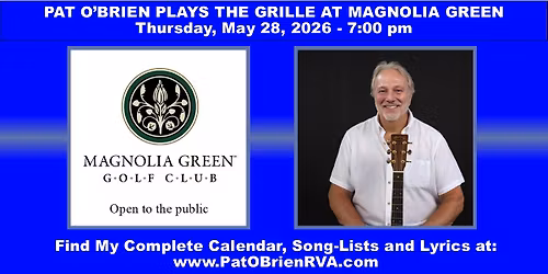 Pat O'Brien Plays Magnolia Green Golf Club and Grille
