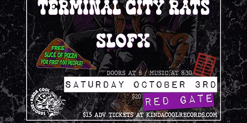 The Fomites Album Release Party w\/ Kids On Fire, Terminal City Rats & SLOFX!