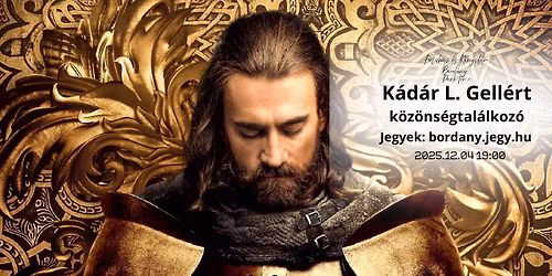 K\u00e1d\u00e1r L. Gell\u00e9rt k\u00f6z\u00f6ns\u00e9gtal\u00e1lkoz\u00f3 a bord\u00e1nyi Faluh\u00e1z \u00e9s K\u00f6nyvt\u00e1rban