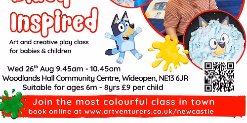 SOLD OUT Bluey inspired Family ARTventurers Class