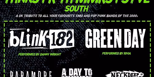 THNKS FR TH MMRS FSTVL (SOUTH) 2026 ft DANNY WRIGHT AS BLINK - 182 & RIVIA AS GREEN DAY