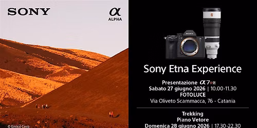 Presentazione Sony A7R VI @Sony Day Catania