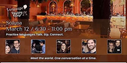 Language Happy Hour at Soluna