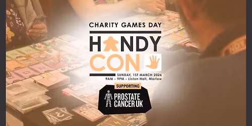 HandyCon Games Day \u2013 Supporting Prostate Cancer UK \ud83e\udde1