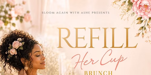 Refill her cup 