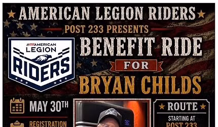 ALR 233 Benefit Ride for Bryan Childs