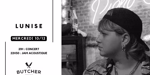 Concert live "LUNISE" + jam acoustique