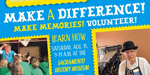 Volunteer Orientation at the Sacramento History Museum