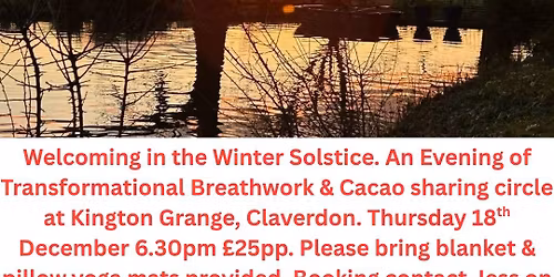 Welcoming in the Winter Solstice