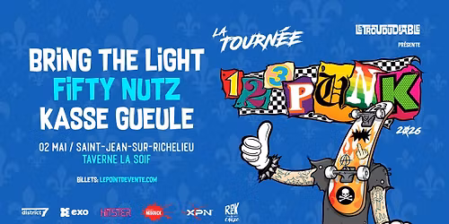 La tourn\u00e9e 123Punk - Saint-Jean-Sur-Richelieu
